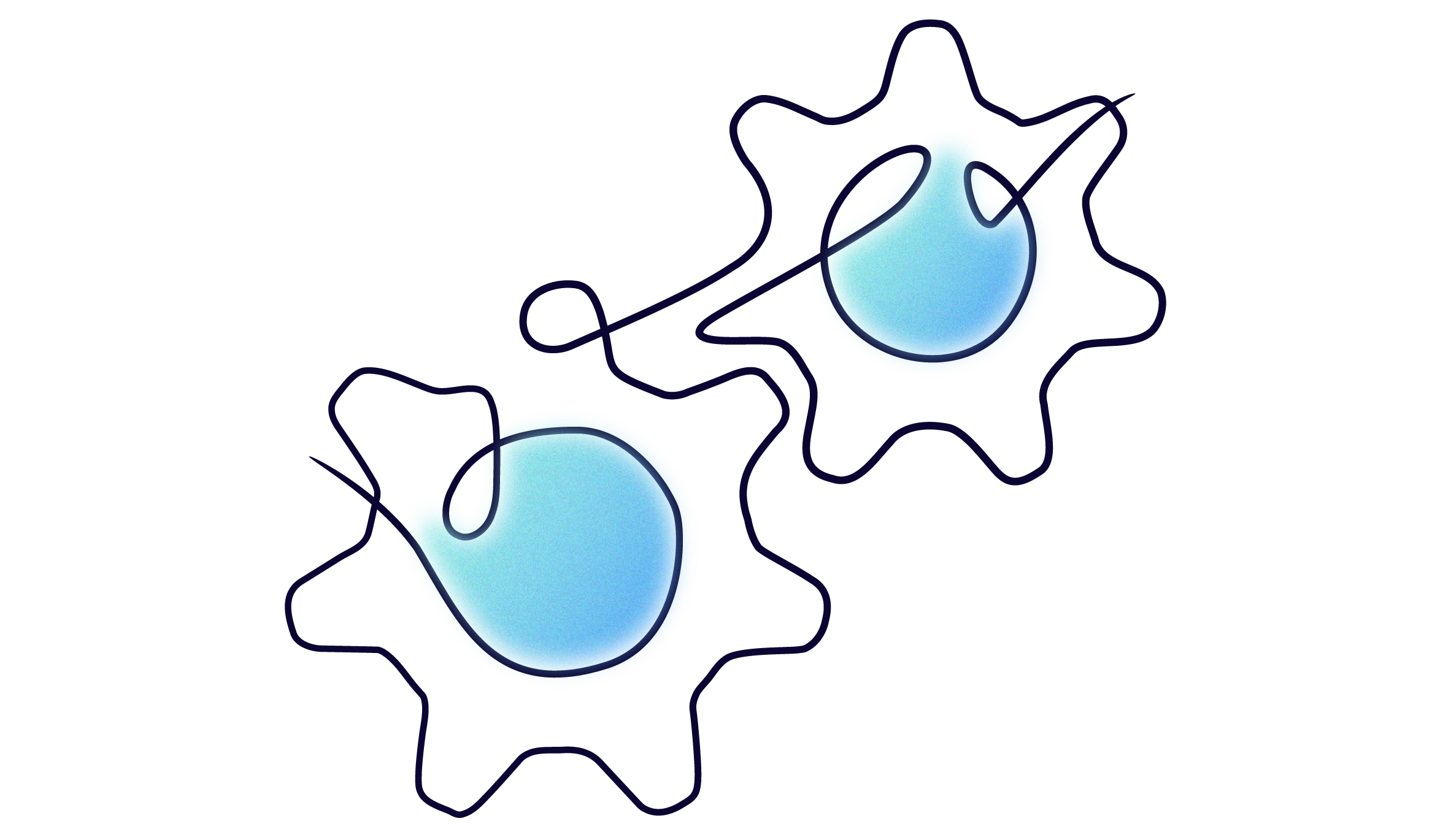 Illustration abstraite d’engrenages – industrie, automatisation et optimisation des processus