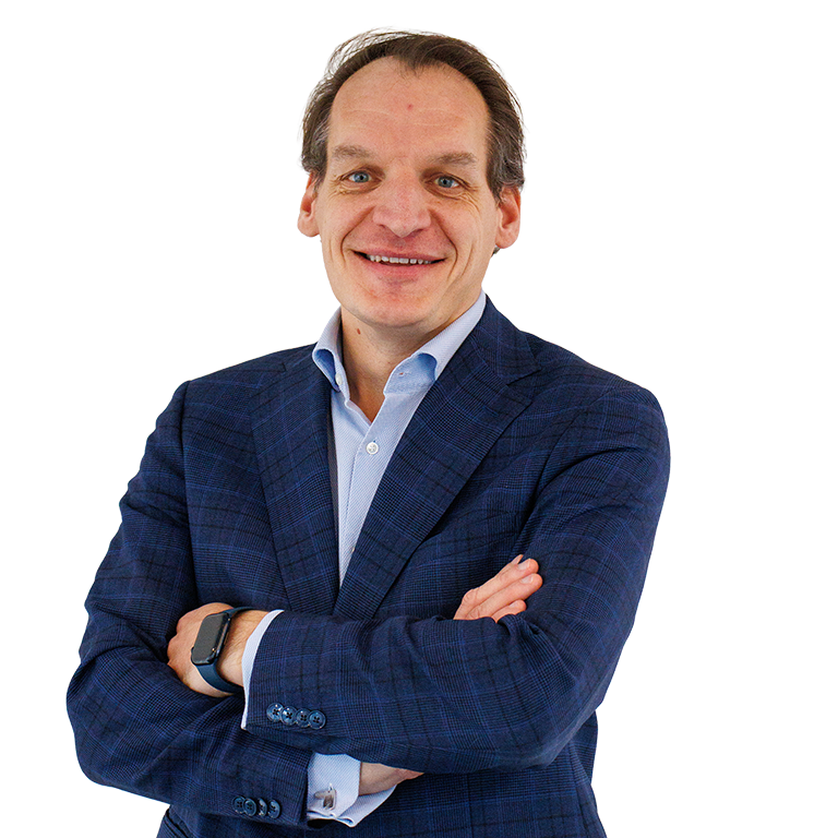 Professionnel en costume bleu marine – leadership, expertise et management exécutif